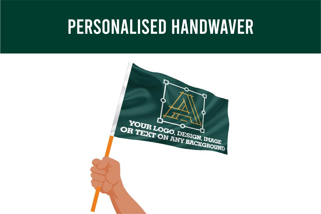 Personalised Logo Handwaver Flag