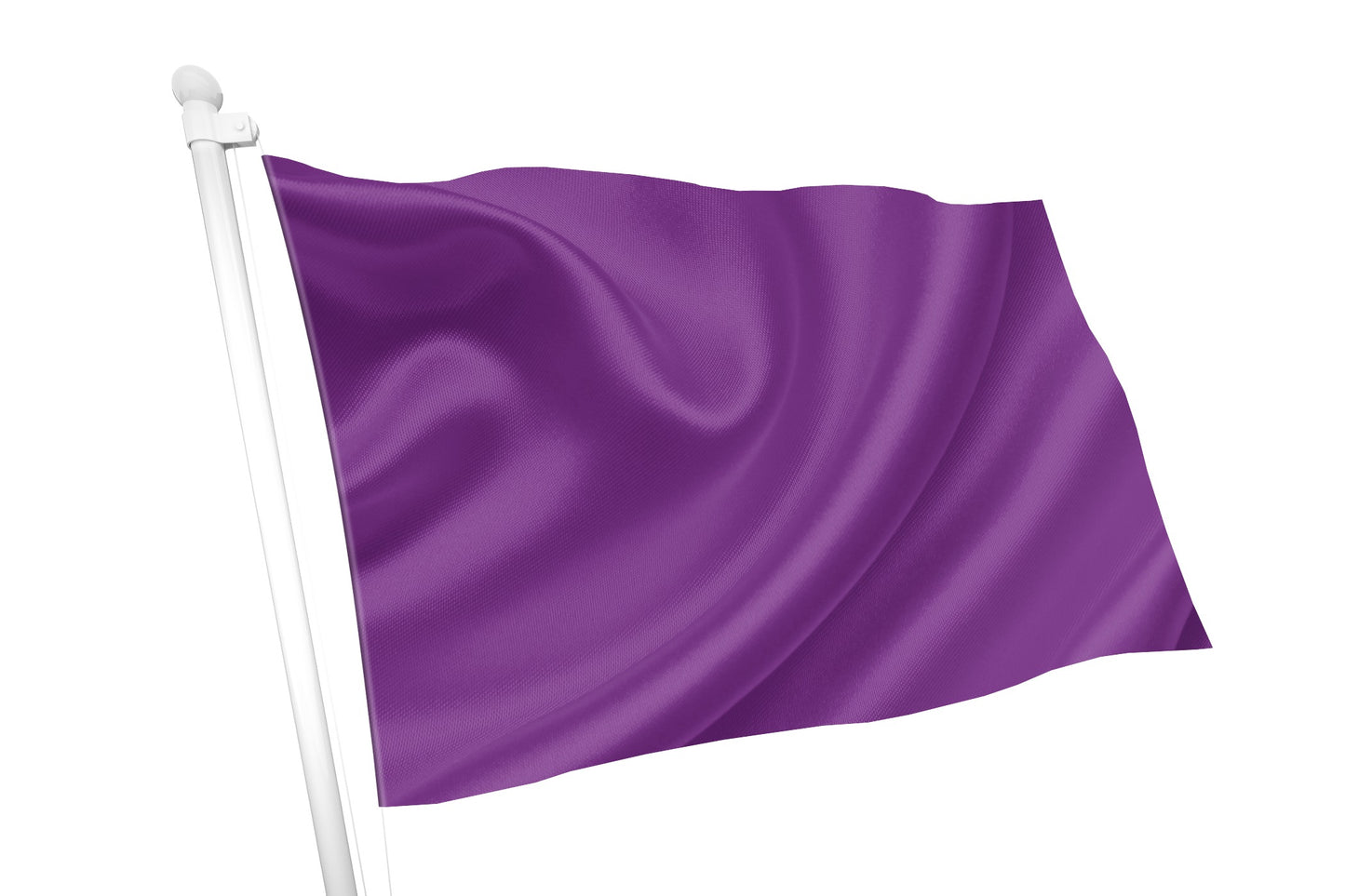 Purple Coloured Flag