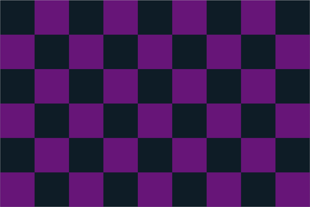 Purple & Black Chequered Handwaver Flag