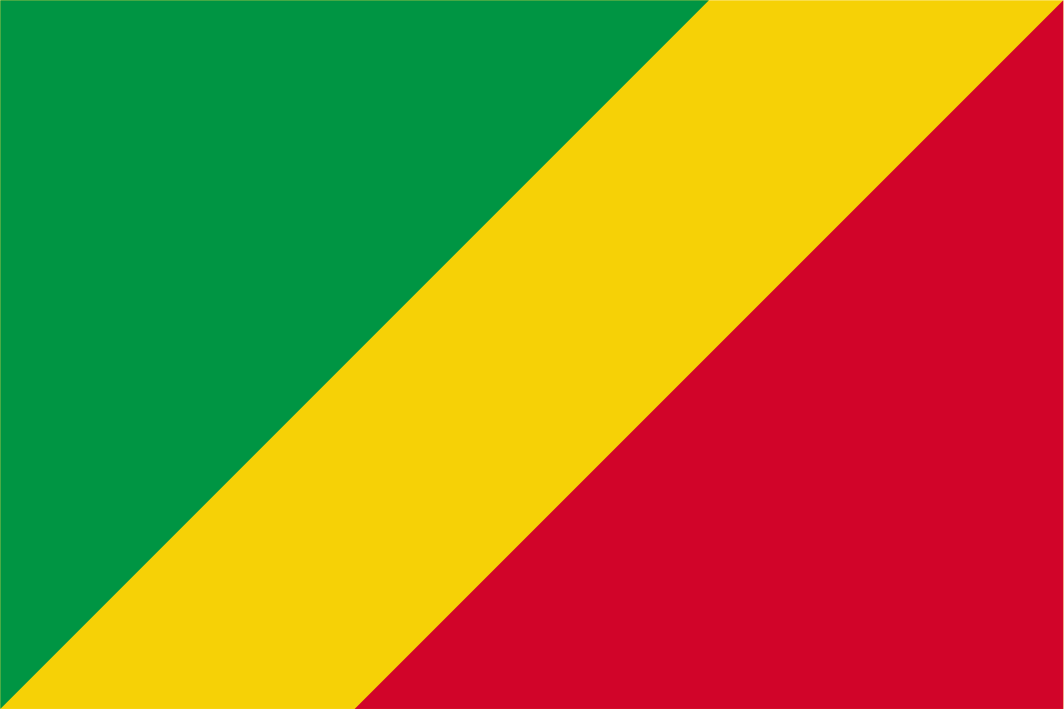 Congo, Republic of. National Flag