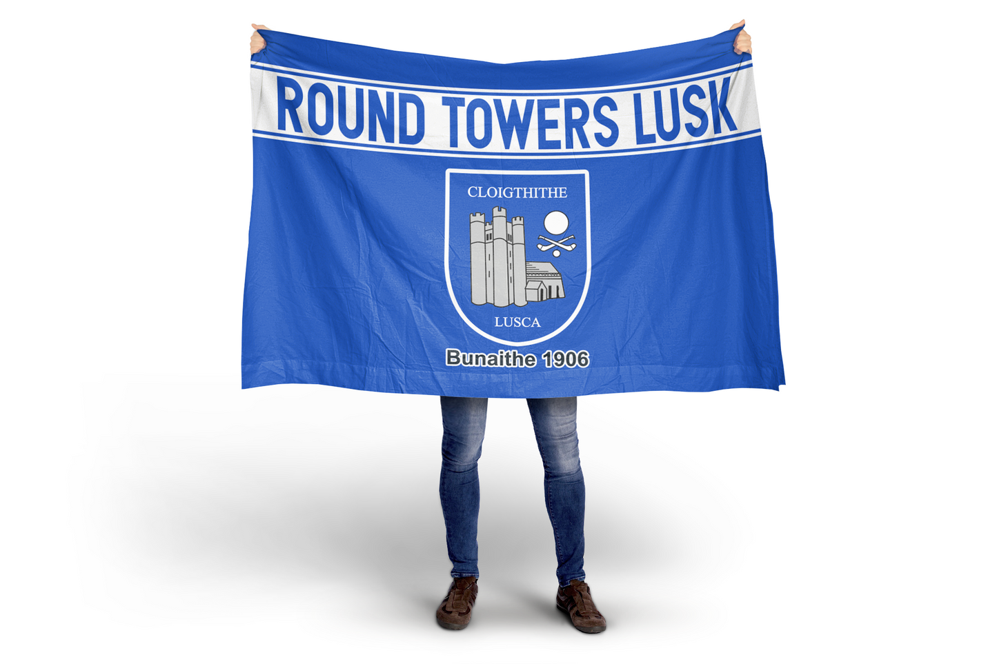 Round Towers Lusk Gaa Flag
