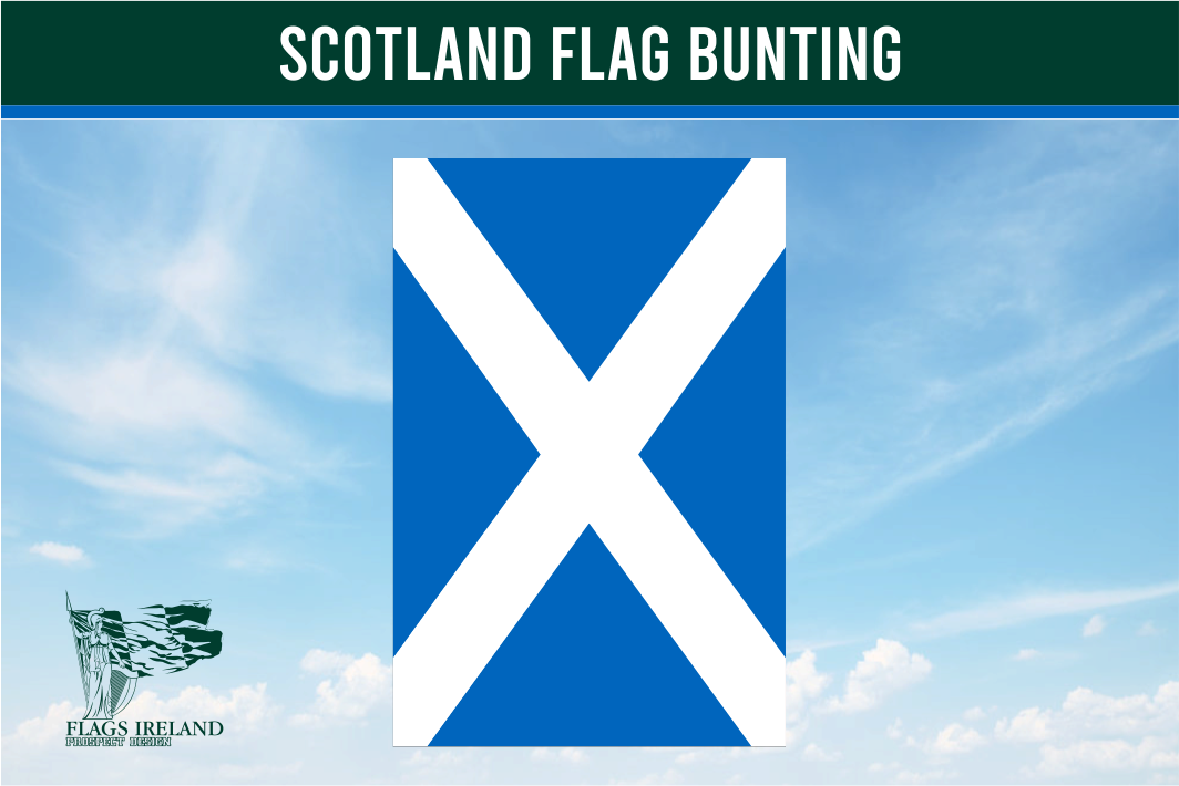 Scotland - St. Andrew's Cross Flag Bunting