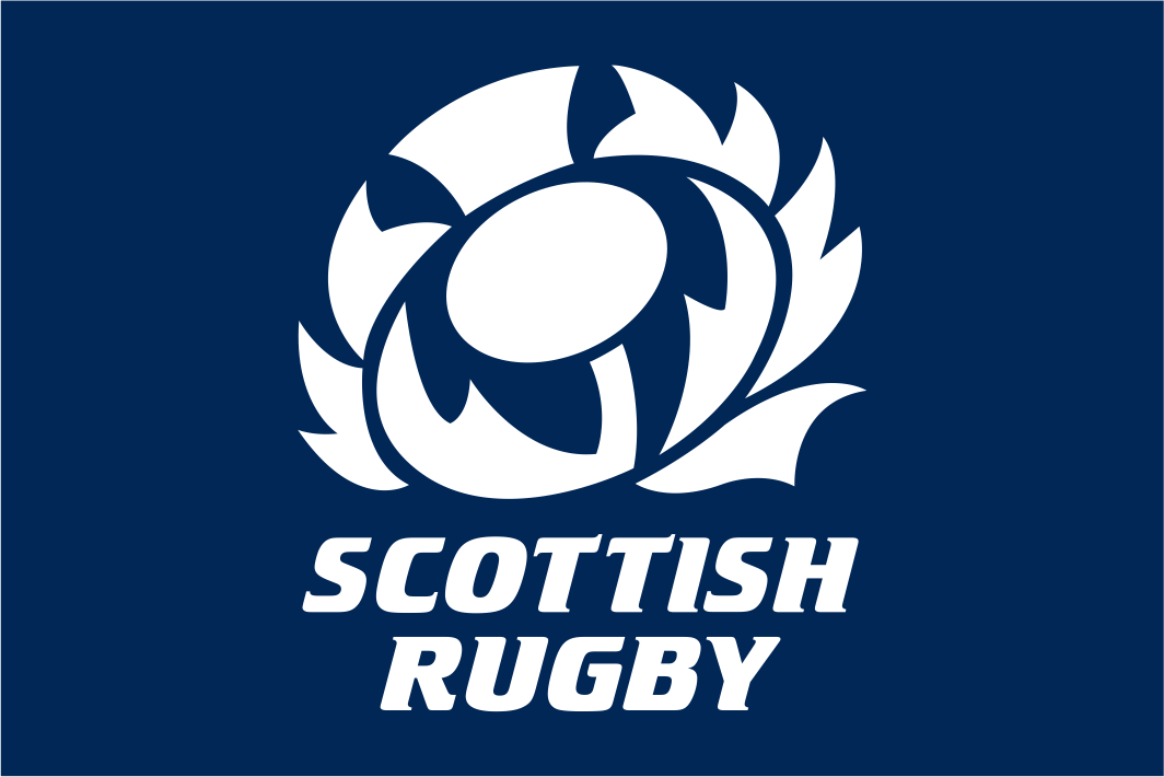 Schottland-Rugby-Wappenflagge