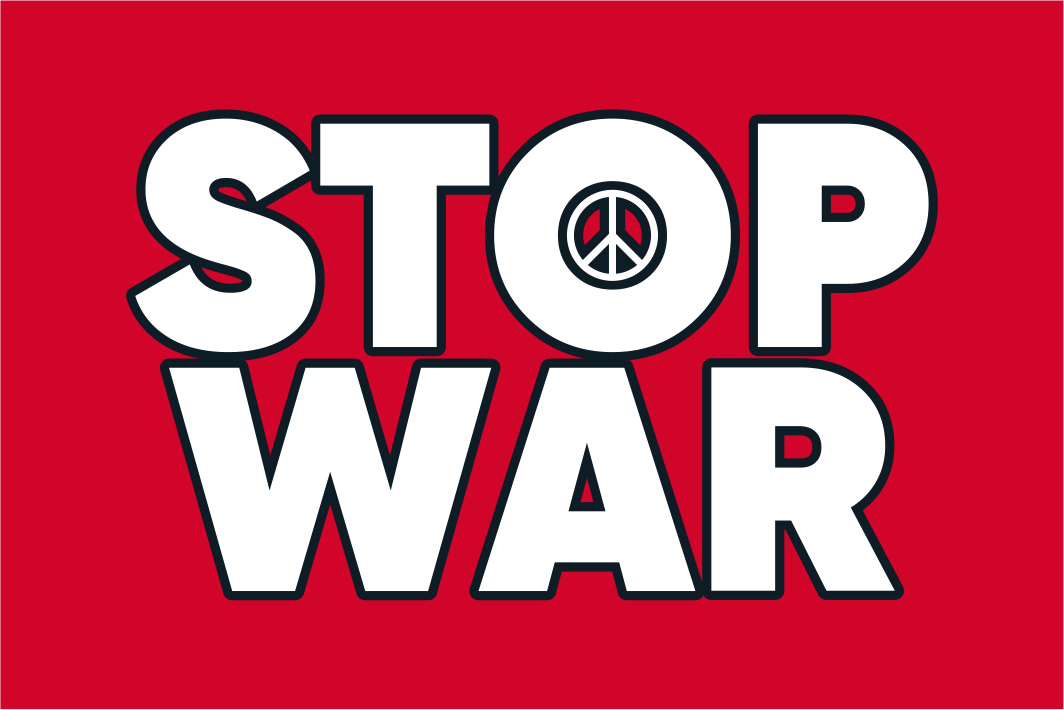 Stop War Red Flag