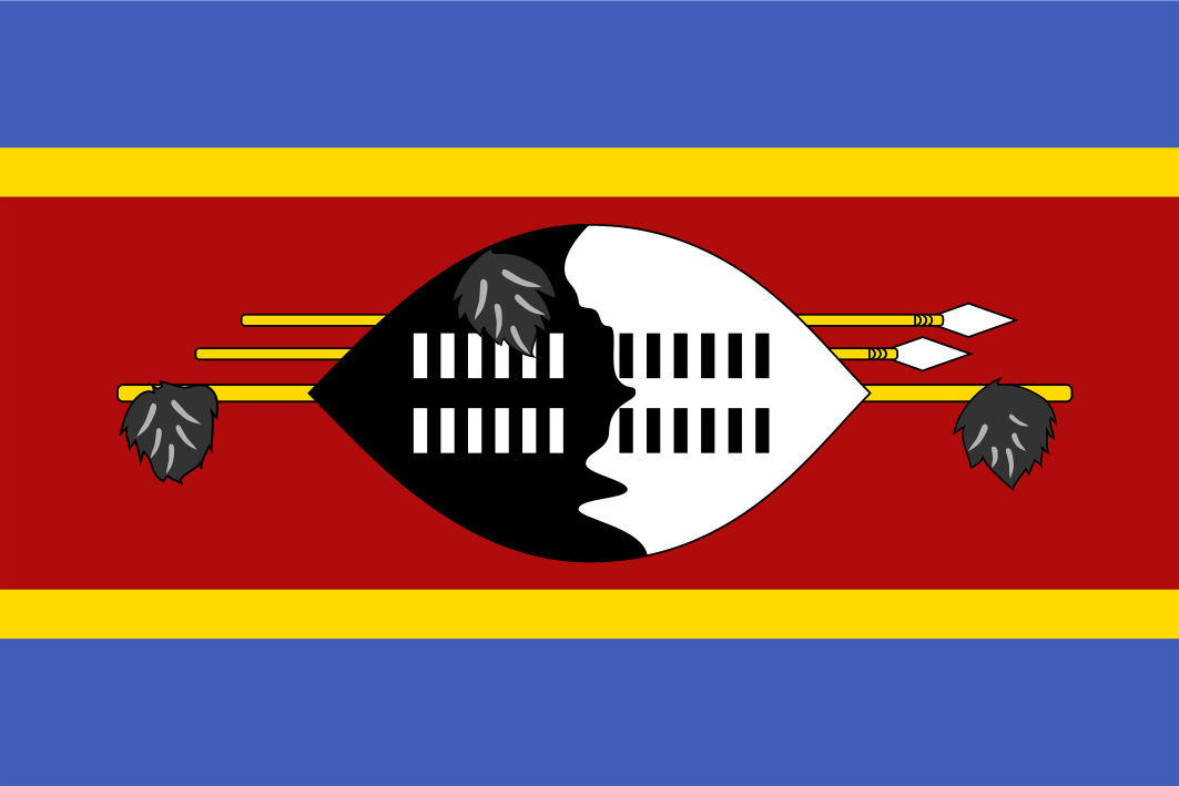 Eswatini(Swaziland) Flag