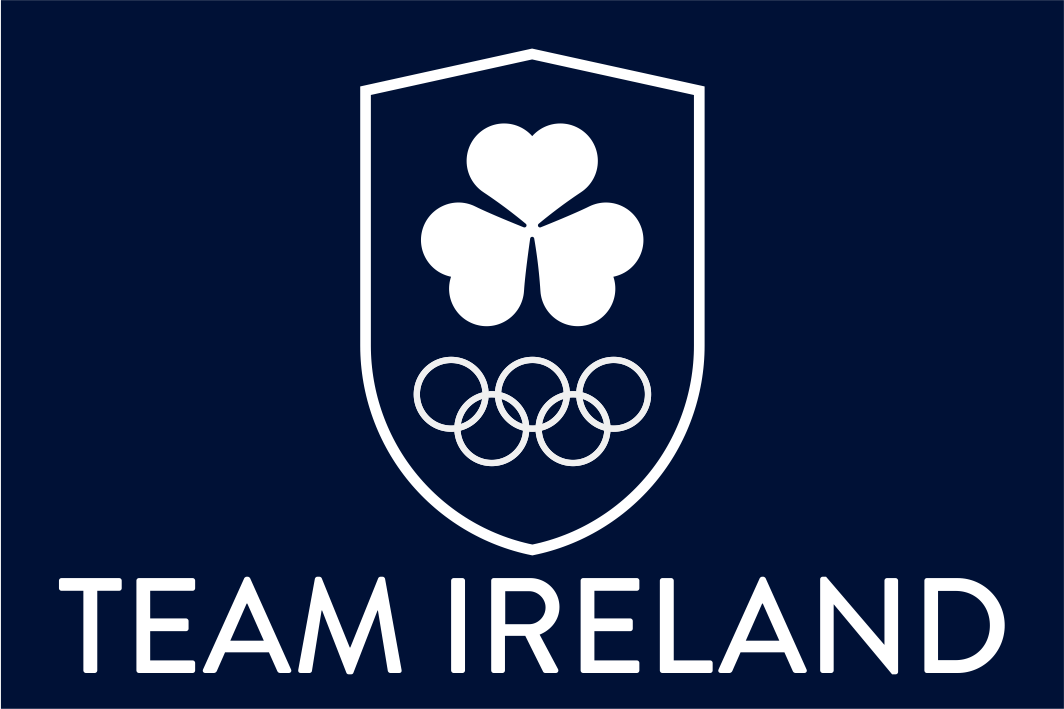 Bandeira com crista de rugby da Irlanda