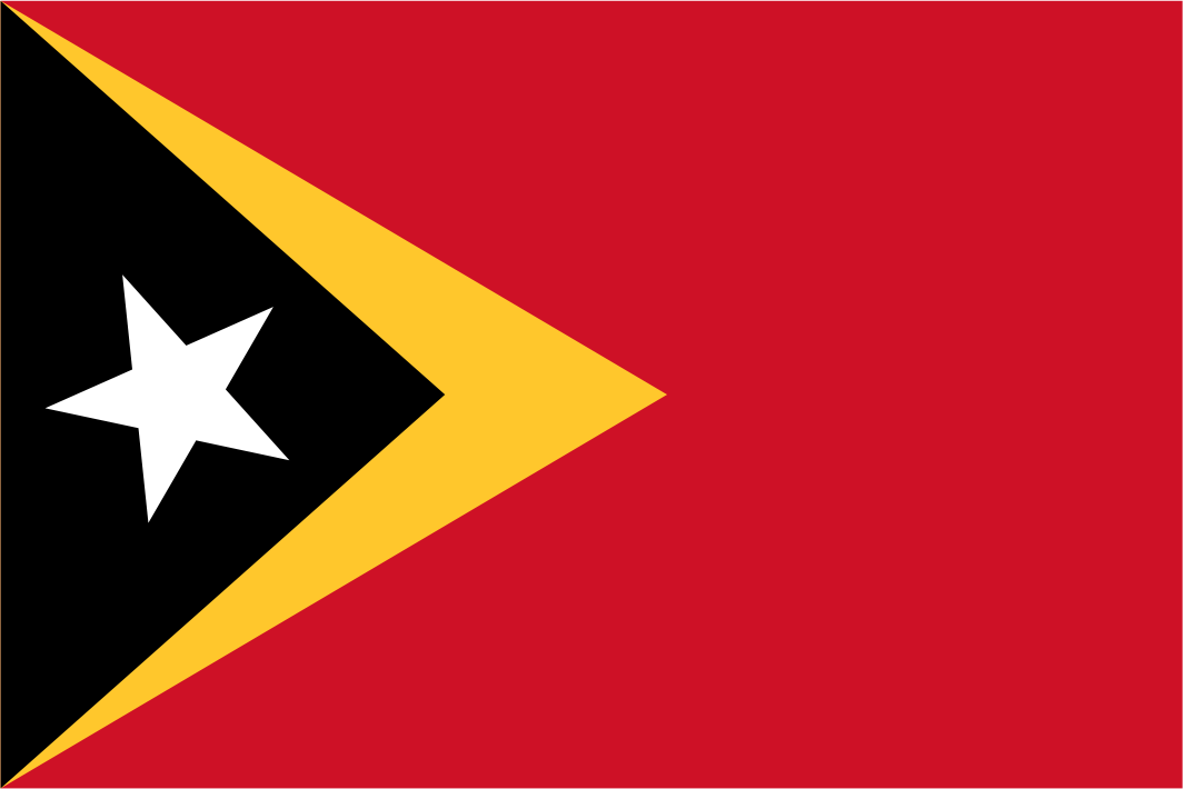 Timor-Leste(East Timor) Flag