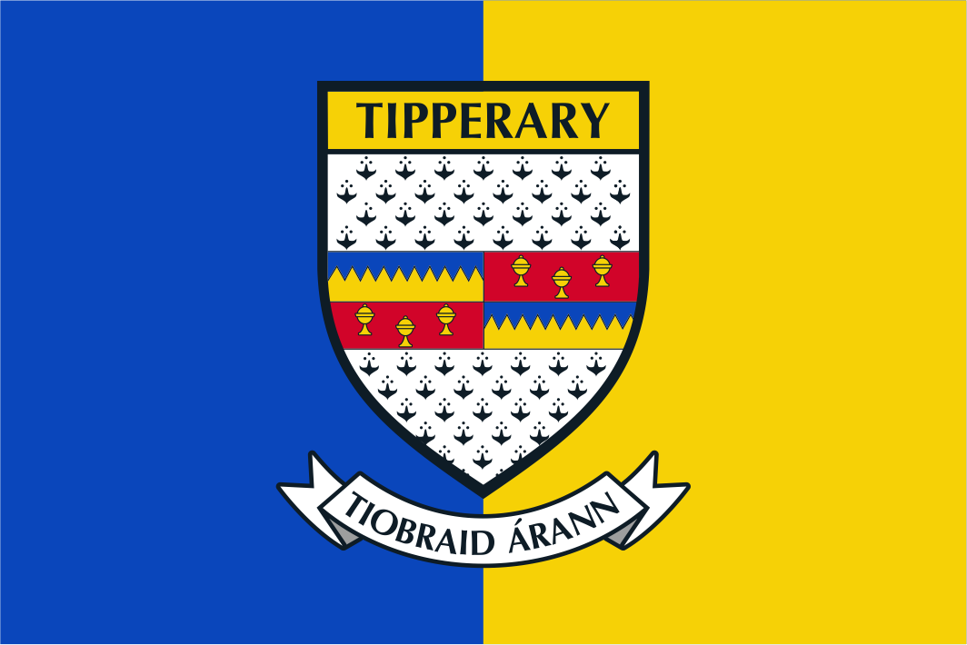 Antrim County Crest Handwaver-Flagge