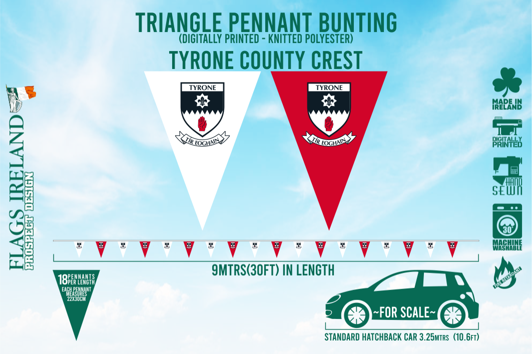 Tyrone County Crest Bunting