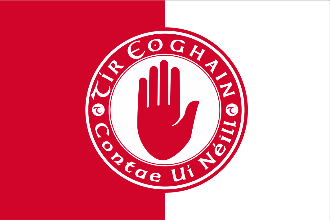 Tyrone GAA Crest Handwaver Flag – Flags Ireland Prospect Design