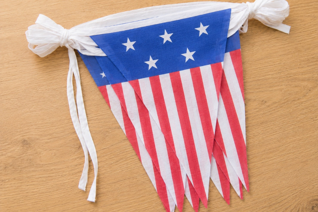 USA Polyester Triangle Bunting