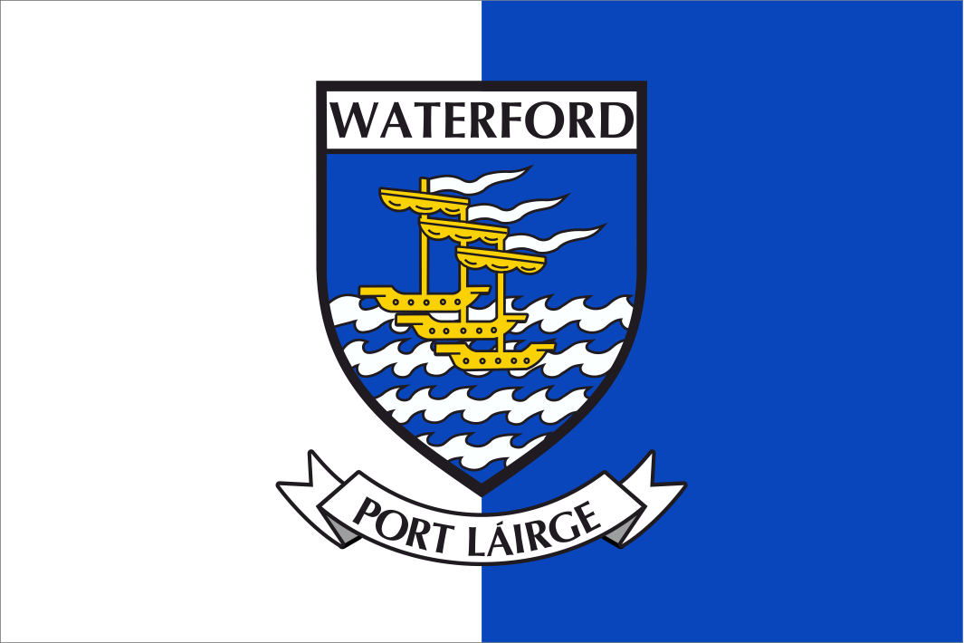 Antrim County Crest Handwaver-Flagge