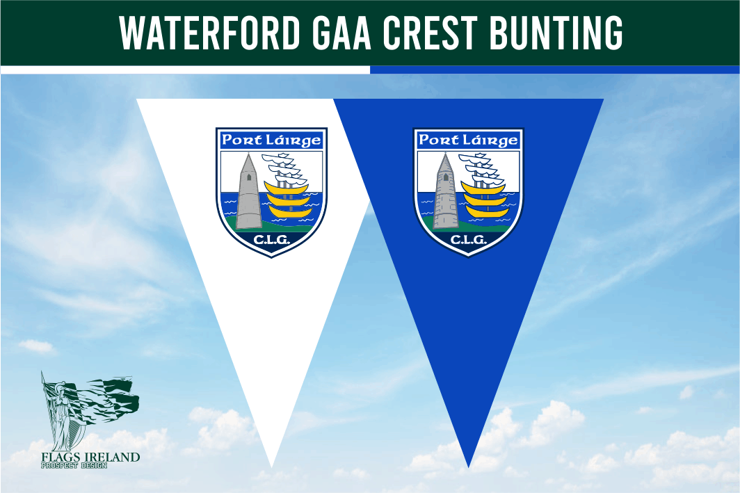 Waterford GAA Crest Bunting