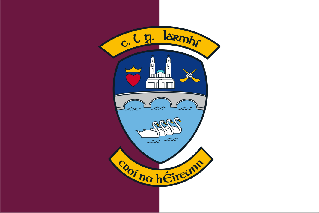 Antrim County Crest Handwaver-Flagge