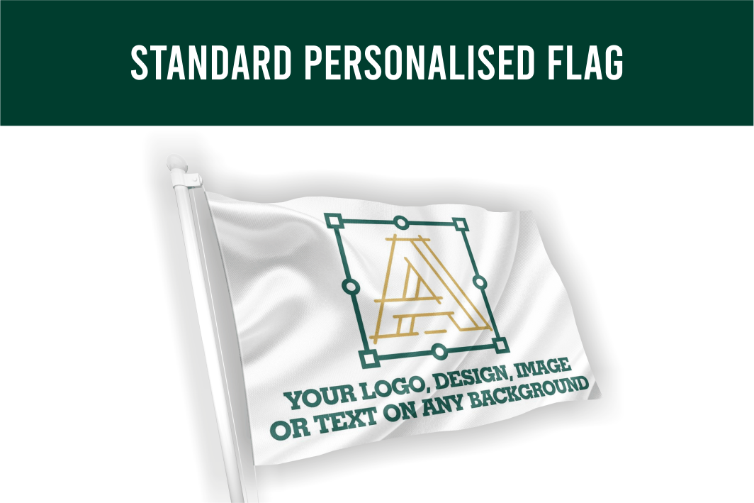 Bandeira com logotipo personalizado