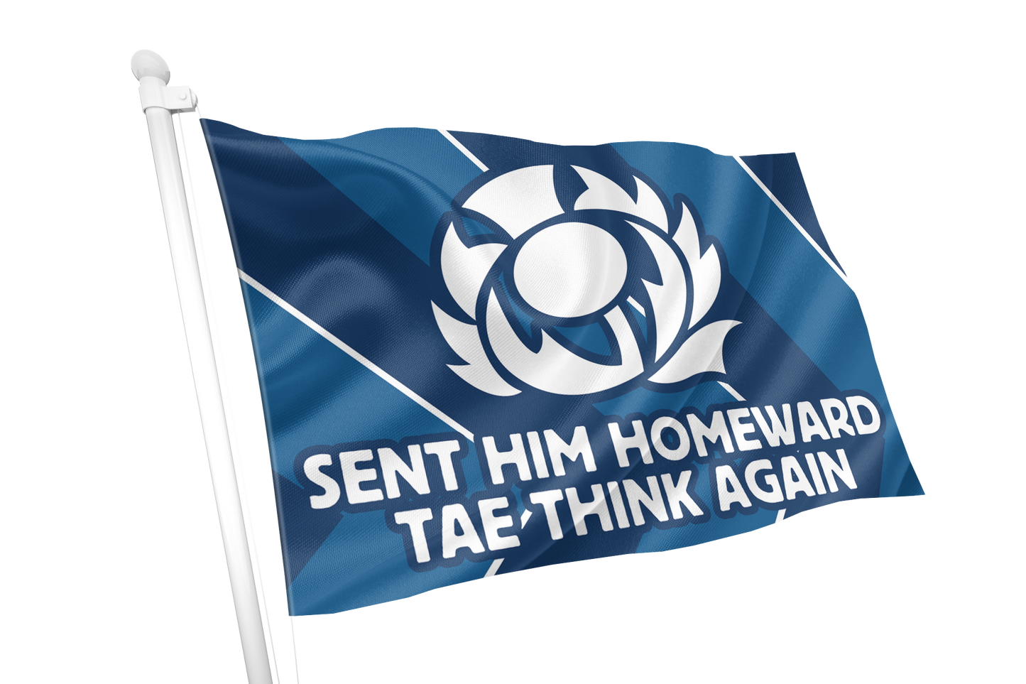 Schottland-Rugby-Wappenflagge