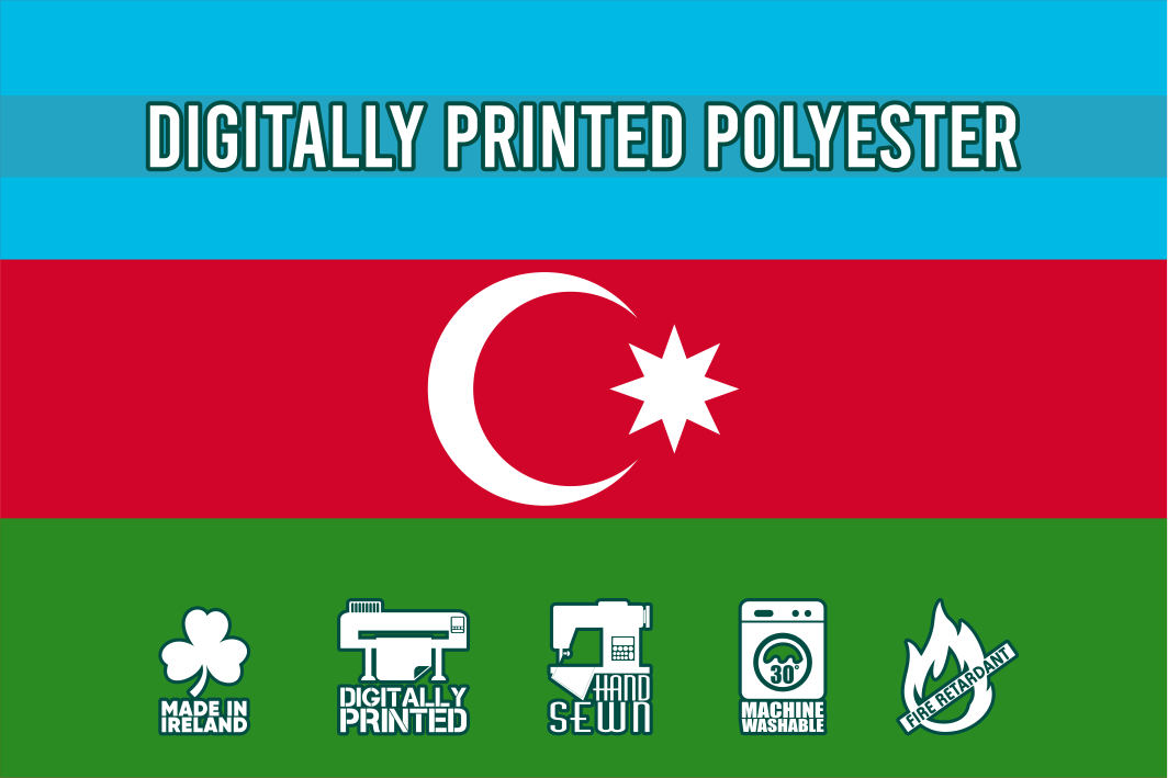 Azerbaijan National Flag
