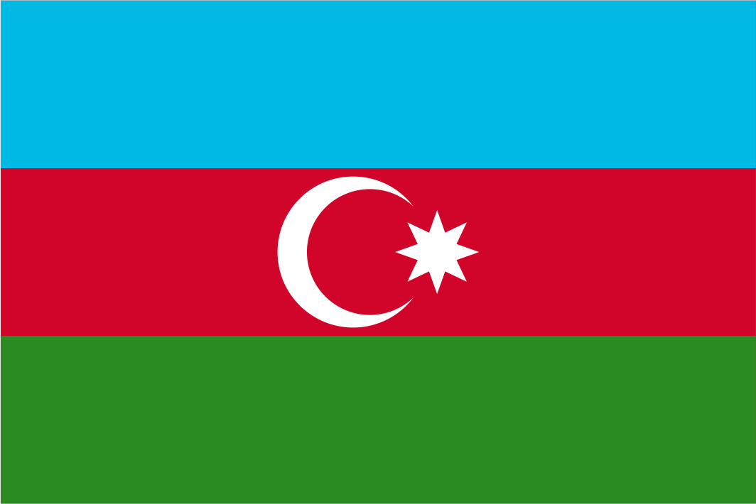 Azerbaijan National Flag