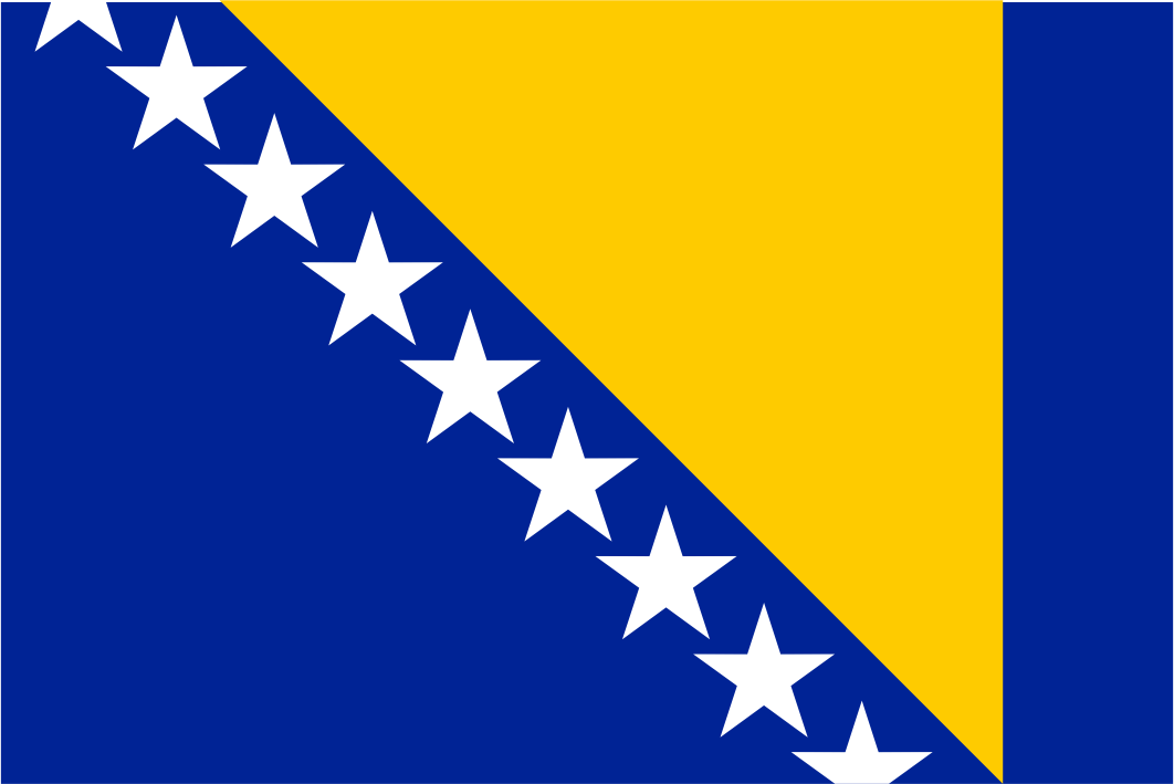 Bosnia and Herzegovina National Flag