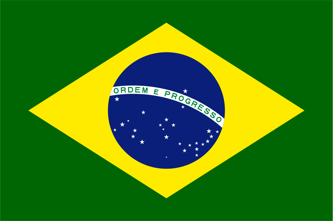 Brasilien-Nationalflagge