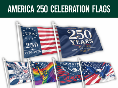 America 250 Celebration Flags