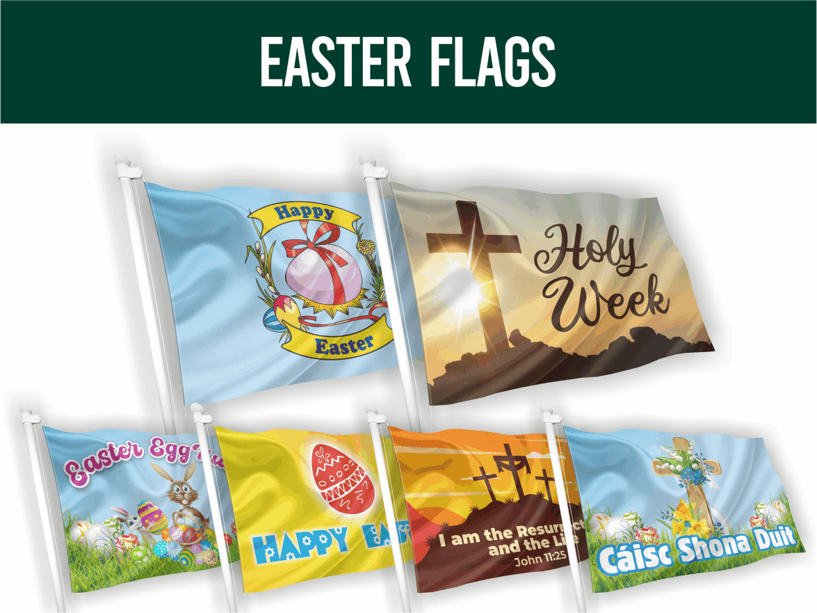 Easter Flags & Bunting – Festive & Religious Designs | Worldwide ...