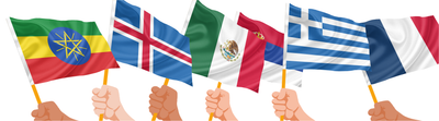 International Handwaver Flags