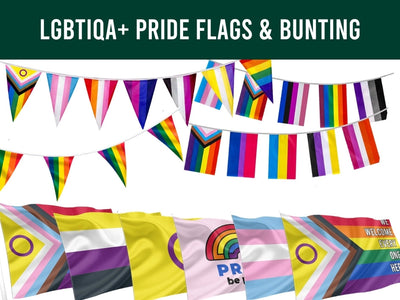 LGBTIQA+ Pride Flags & Bunting