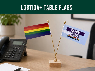 LGBTIQA+ Pride Table Flags