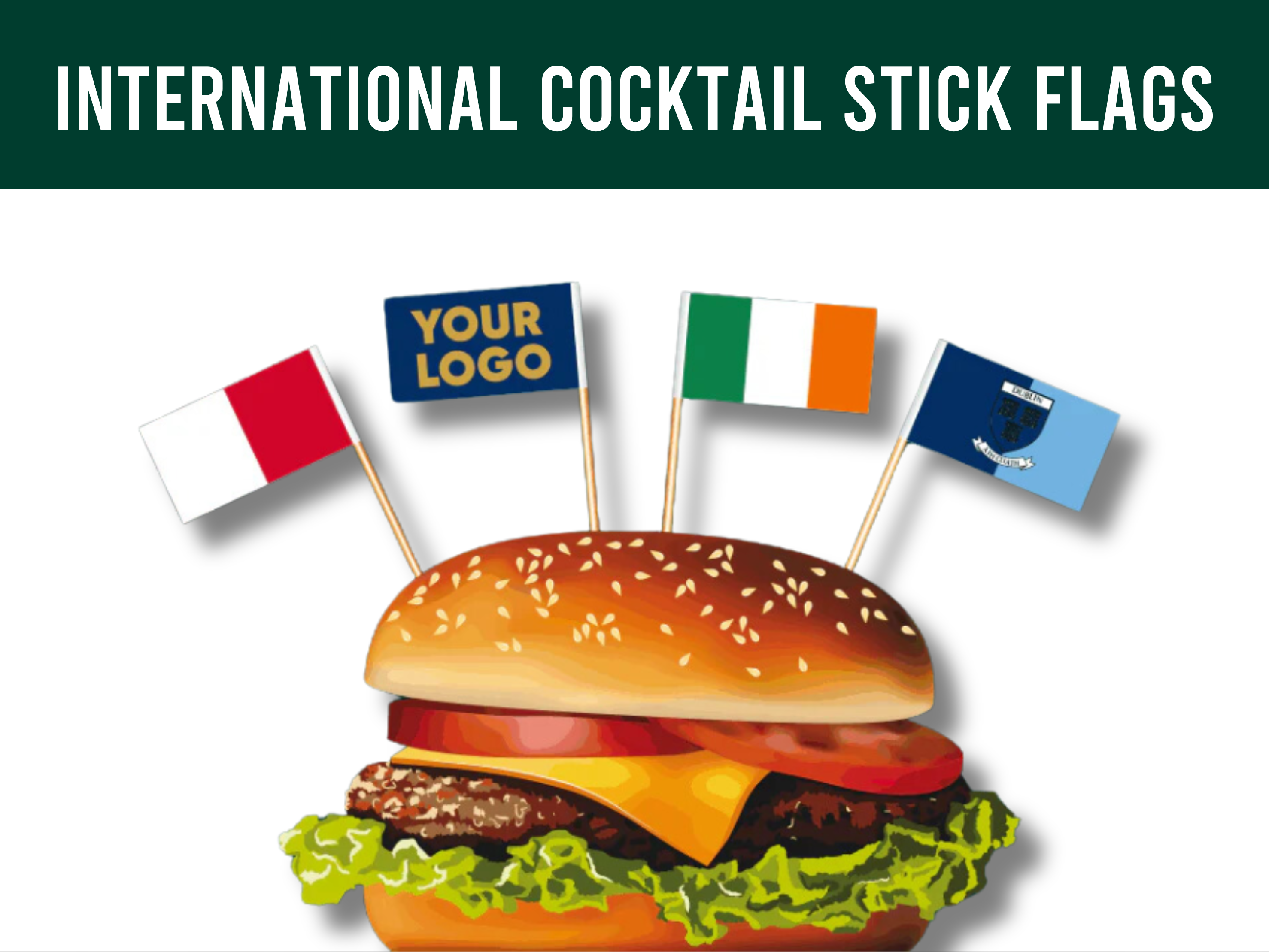 International Cocktail Stick Flags | Flags Ireland Prospect Design
