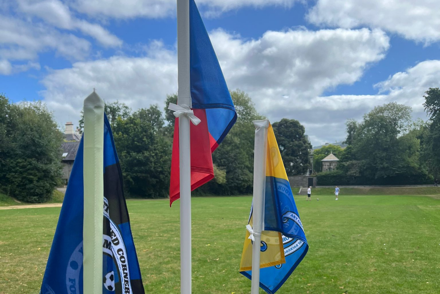 Pitch Side Poles & Flag Bundle for GAA Football & Hurling