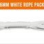 White Rope Packs for Flagpoles