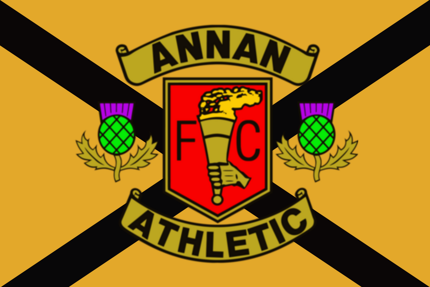 Annan Athletic Football Club Flag