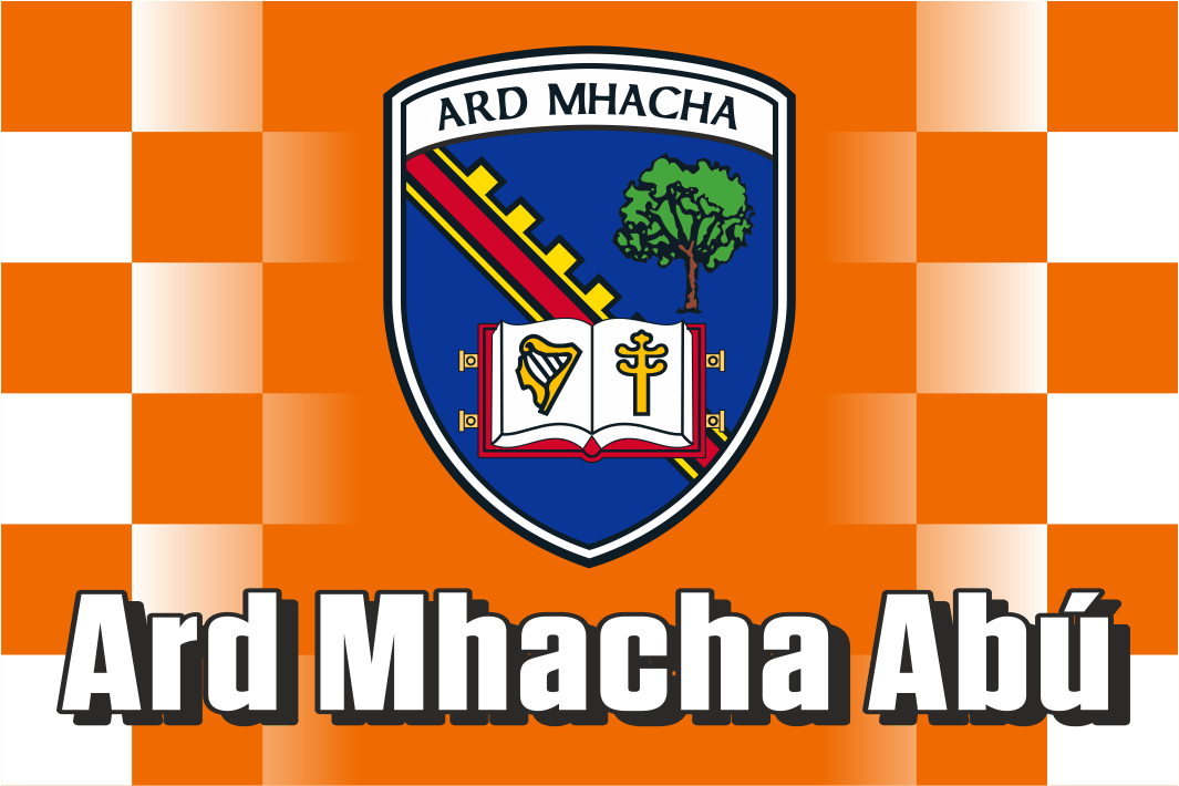 Armagh GAA Crest 'Ard Mhacha Abú' Flag