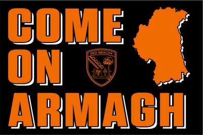 Armagh GAA Crest 'Come On Armagh' Flag