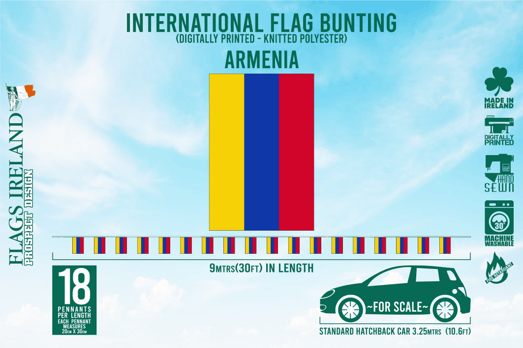 Armenia Flag Bunting