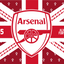 Arsenal Always Forward Flag