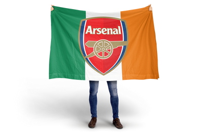 Arsenal Irish Tricolour Flag
