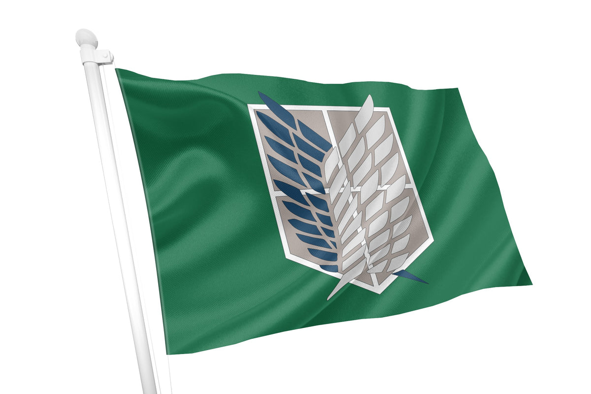 Wings of Freedom Flag | Attack on Titan Anime Flag | Irish Made – Flags ...