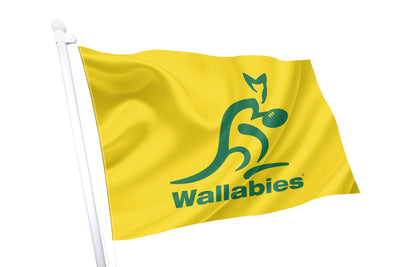 Australia Rugby Crested Flag - Wallabies