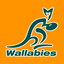 Australische Rugby-Wappenflagge – Wallabies
