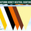 Autumn Honey Neutral Bunting