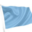 Azure Blue Coloured Flag