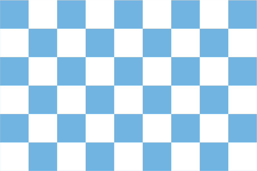 Azure Blue & White Chequered Flag