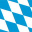 Blue and white checkered pattern Bavaria (Lozengy) Flag