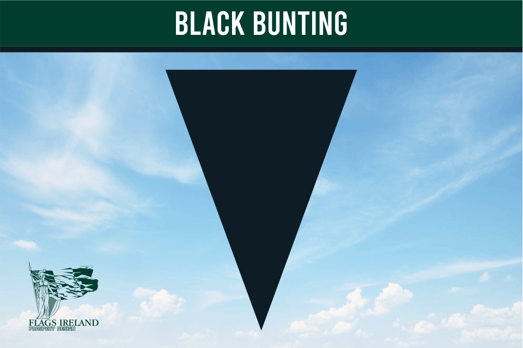 Black Colour Bunting