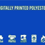 Blaue (Patricks-County Blue) farbige Flagge