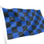 Bandeira quadriculada azul (Patricks - County) e branca