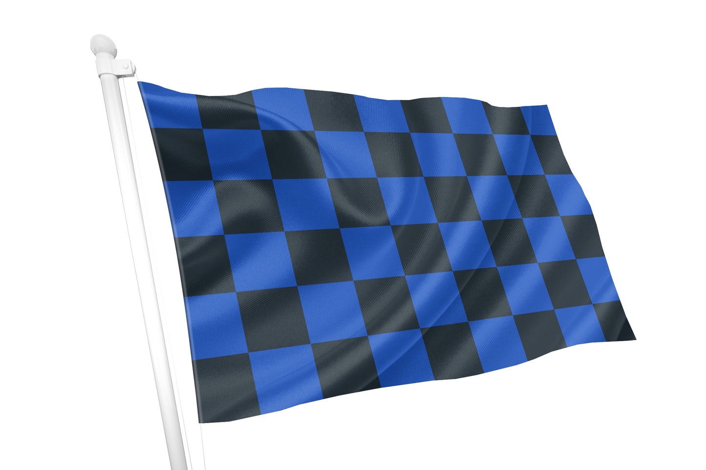 Blue(Patricks - County) & Black Chequered Flag