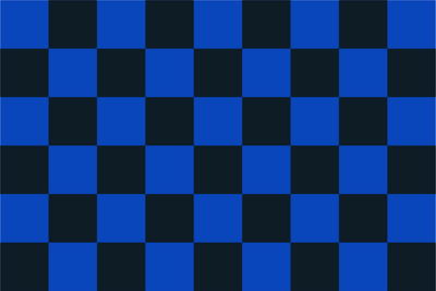 Blue & Black Chequered Handwaver Flag